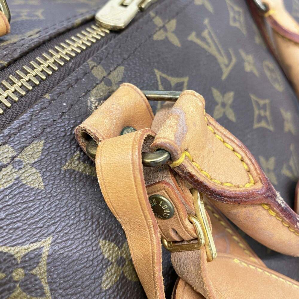 LOUIS VUITTON Brown Monogram Keepall 60 Boston Bag - Picture 10 of 11